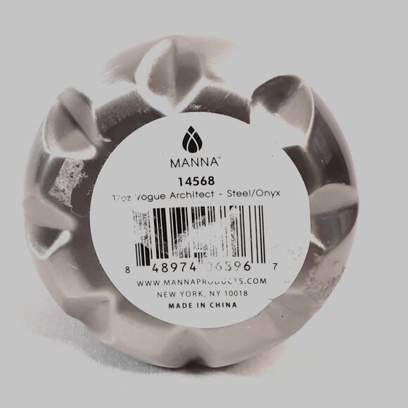 Manna 17 oz Vogue Architect Stainless Steel Onyx Tumbler Geometric Design - Picture 9 of 10